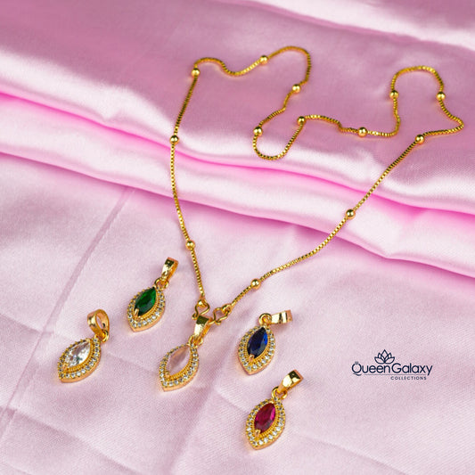 Gold Plated Chain With Pendant