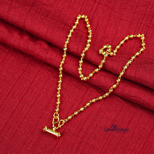 Gold Plated Chain With Pendant