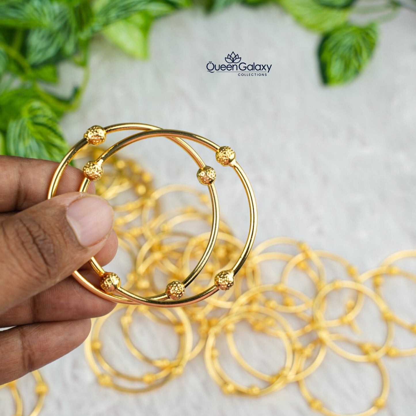 Gold Plated Baby Bangle