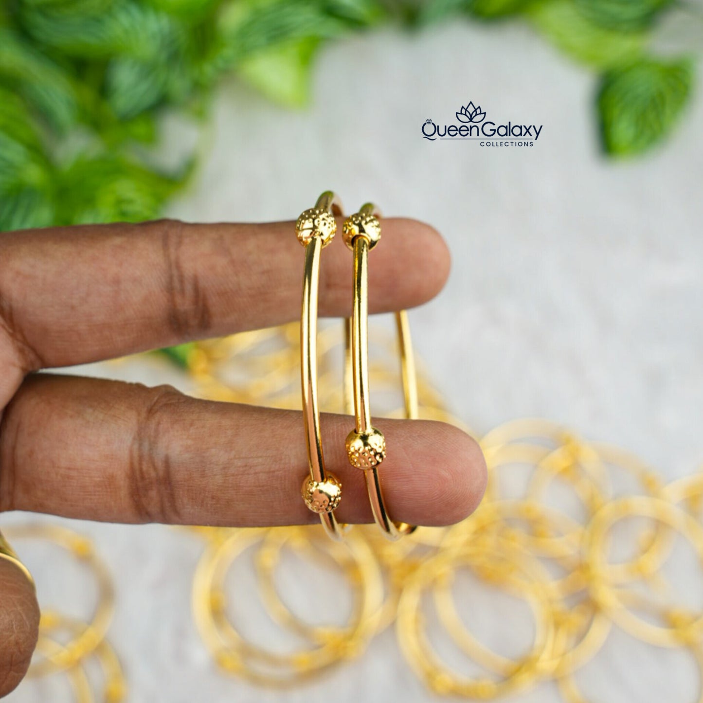 Gold Plated Baby Bangle