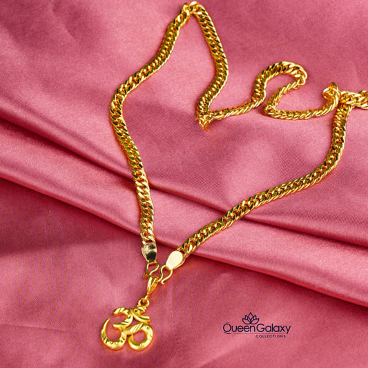 Gold Plated Chain With Pendant