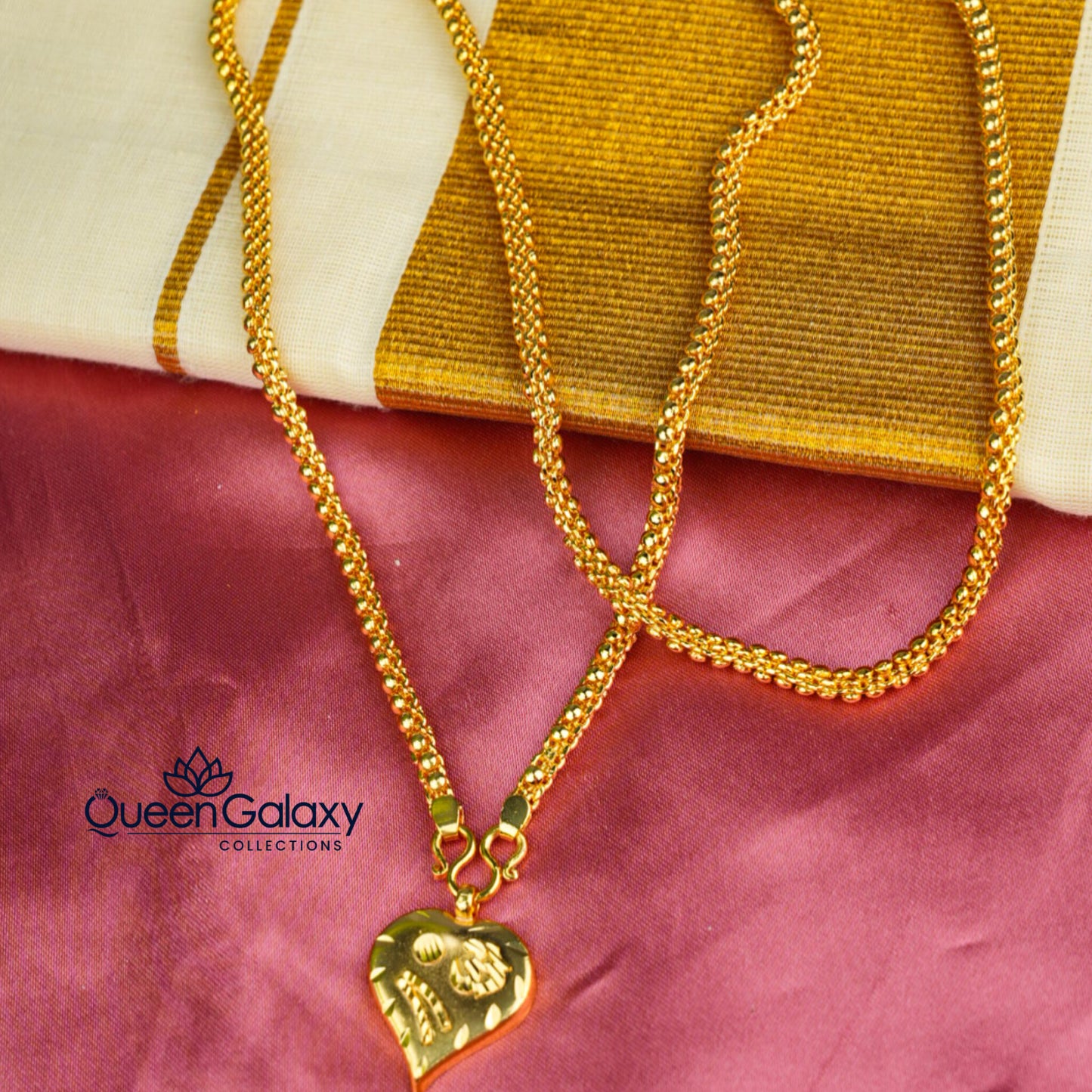 Gold Plated Chain With Pendant