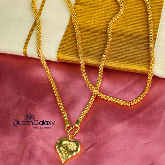Gold Plated Chain With Pendant