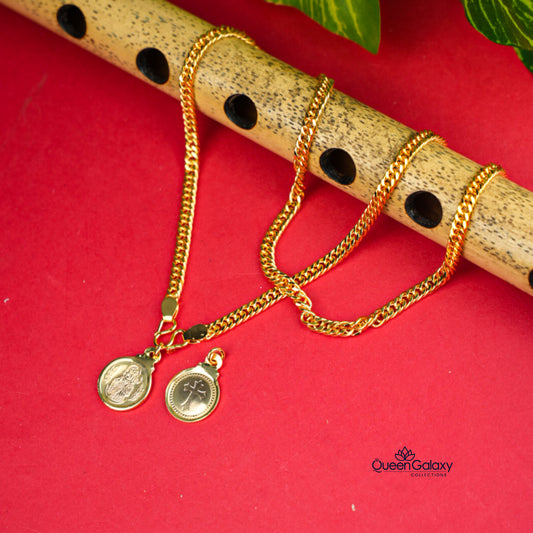 Gold plated Chain With Pendant