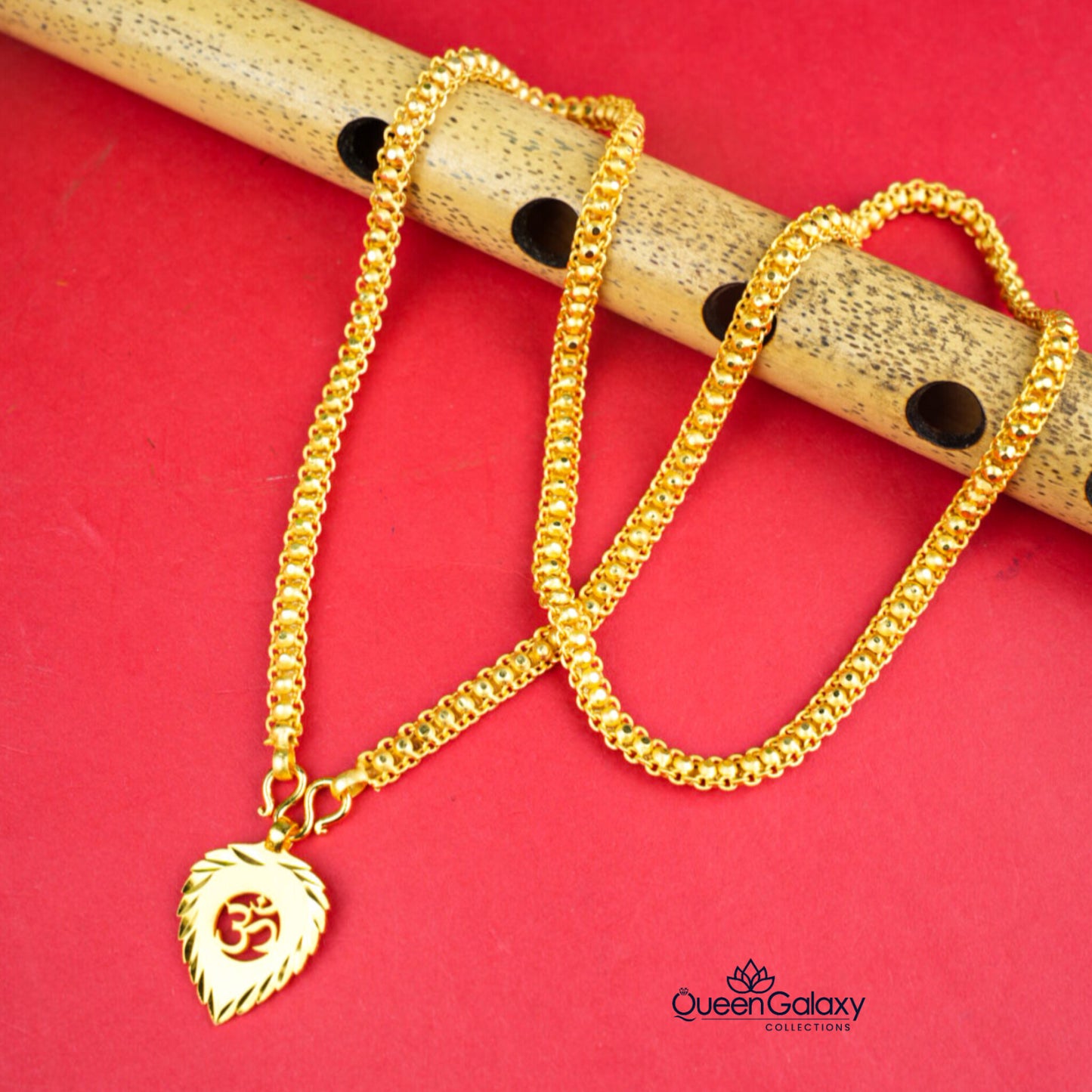 Gold Plated Chain With Thali