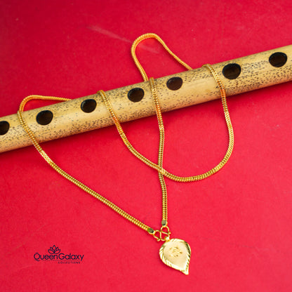 Gold Plated Chain With Thali