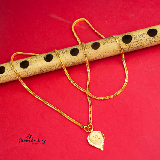 Gold Plated Chain With Thali