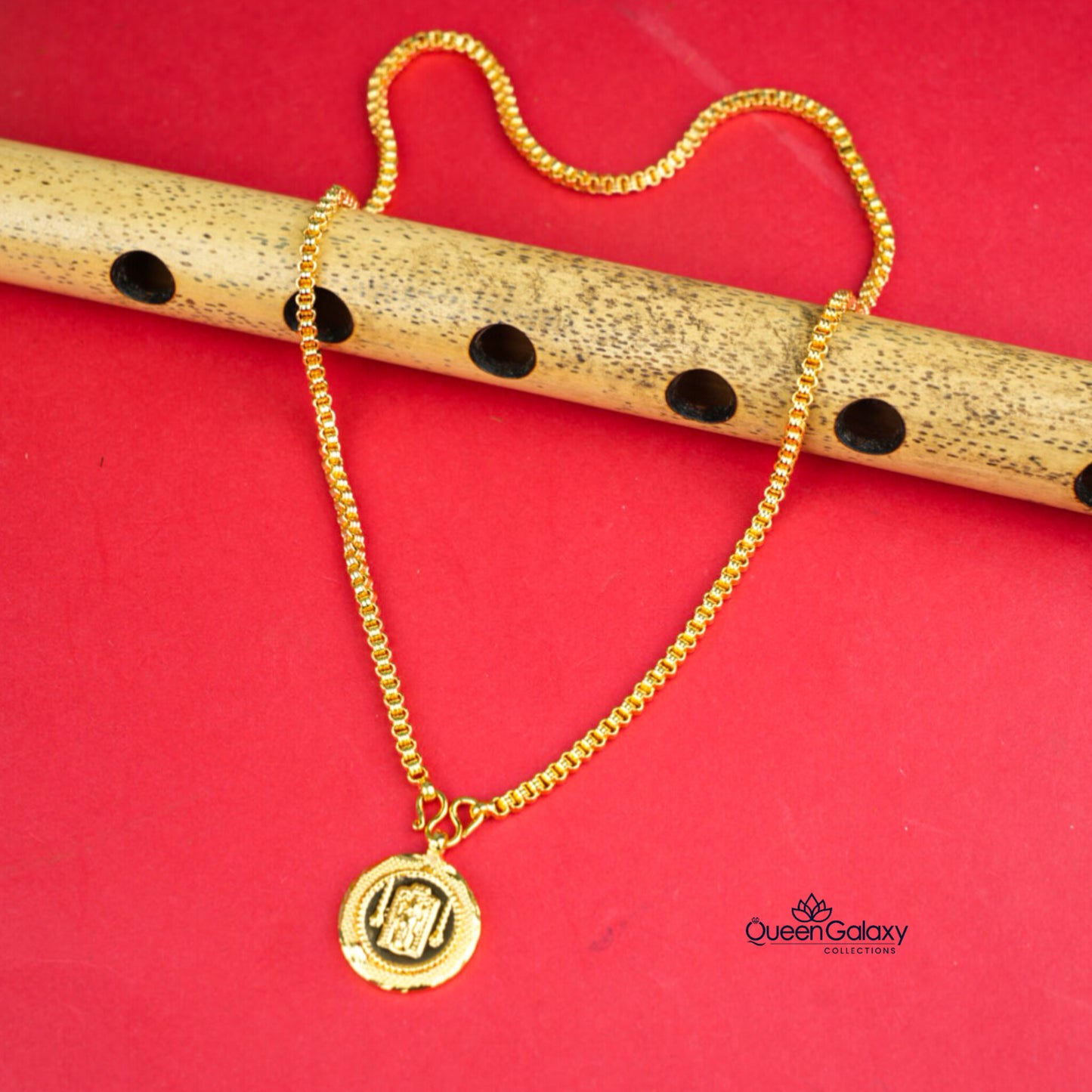 Gold Plated Chain With Pendant