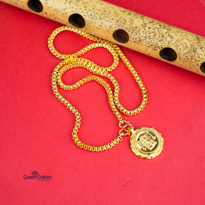 Gold Plated Chain With Pendant