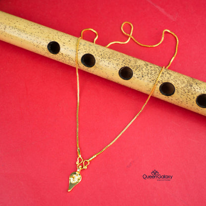 Gold Plated Chain With Thali