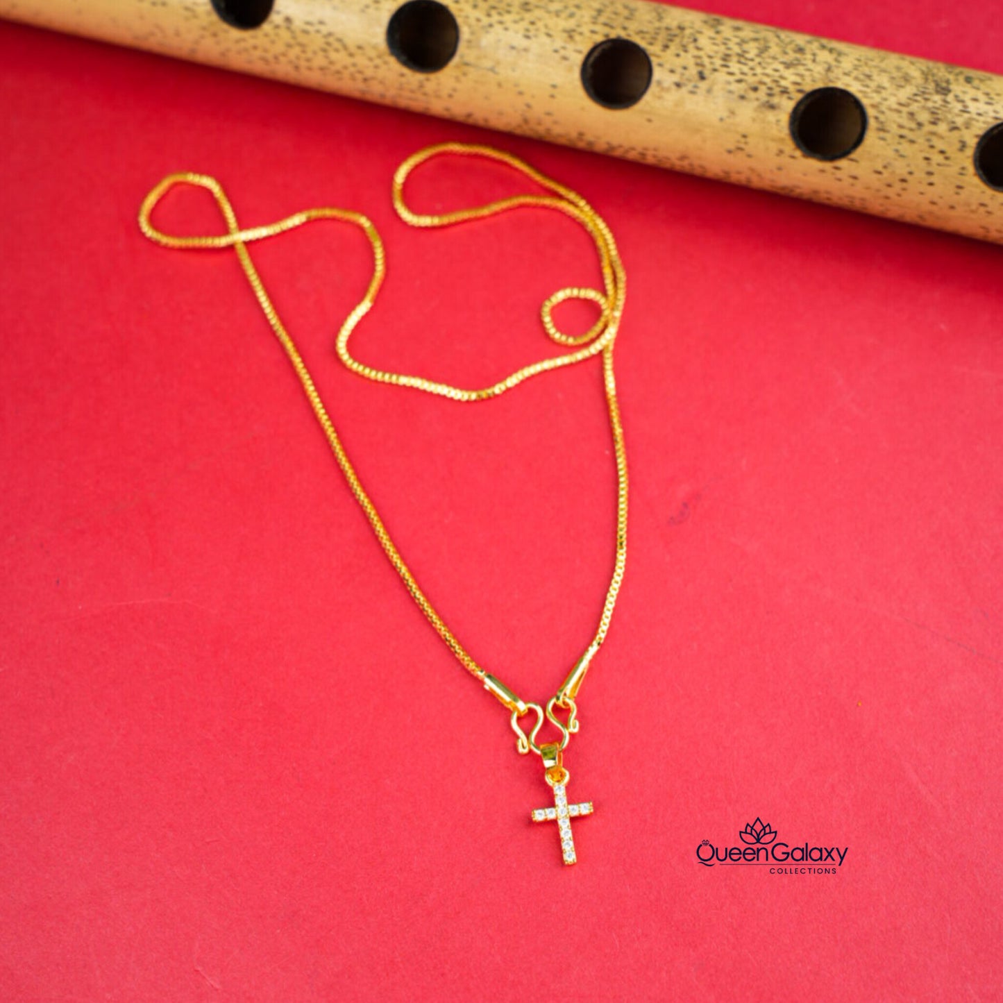 Gold Plated Chain With Pendant