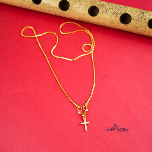 Gold Plated Chain With Pendant