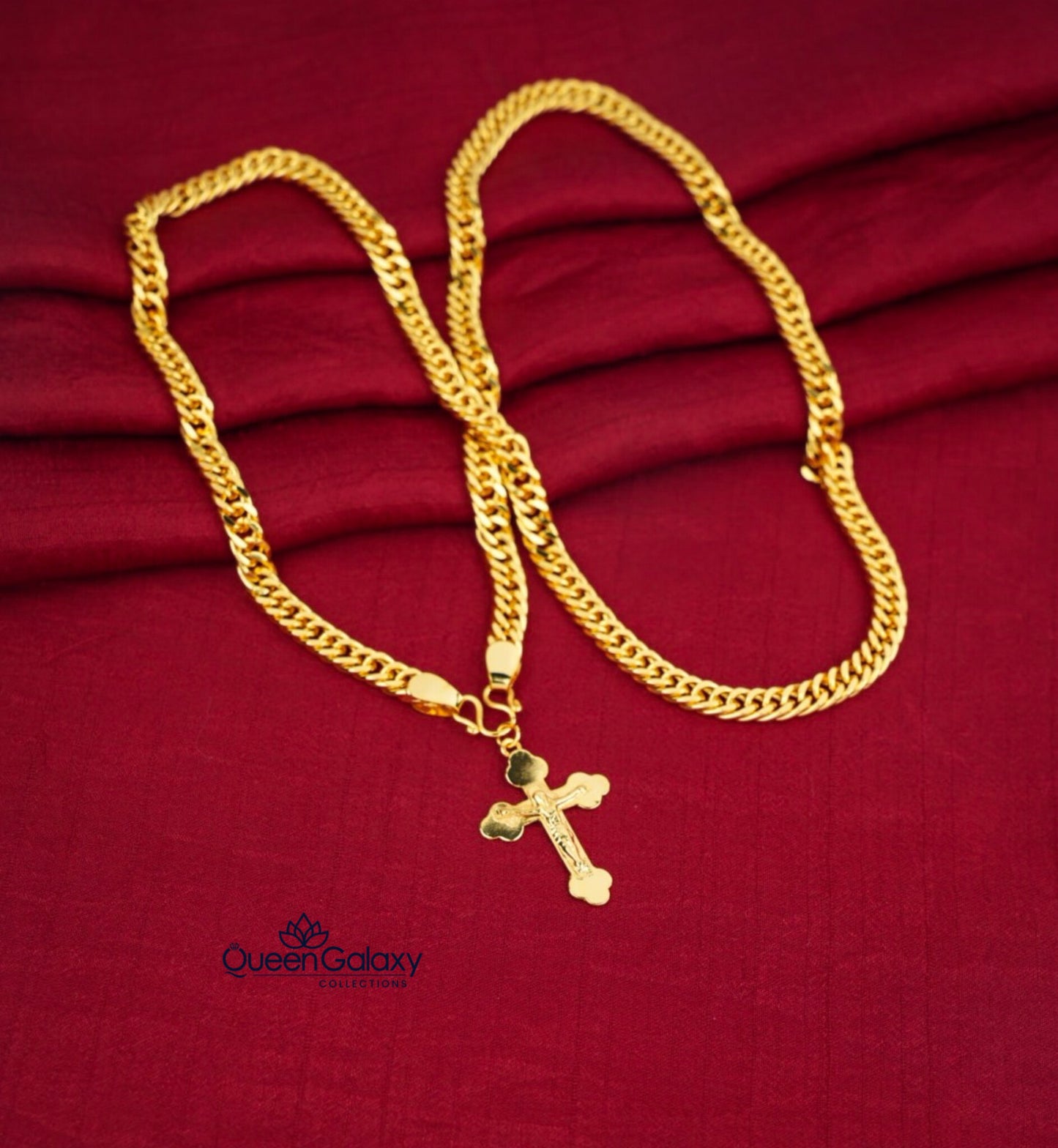 Gold Plated Chain With Pendant