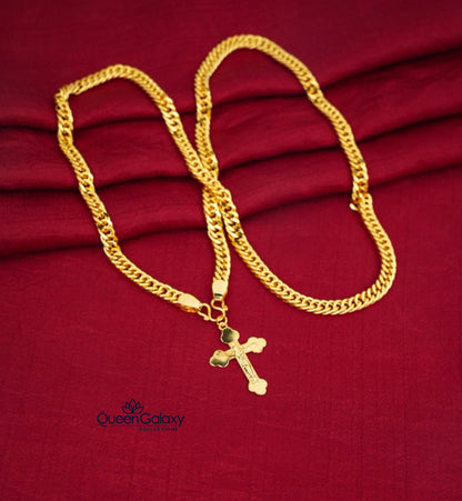 Gold Plated Chain With Pendant