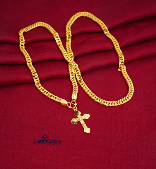 Gold Plated Chain With Pendant