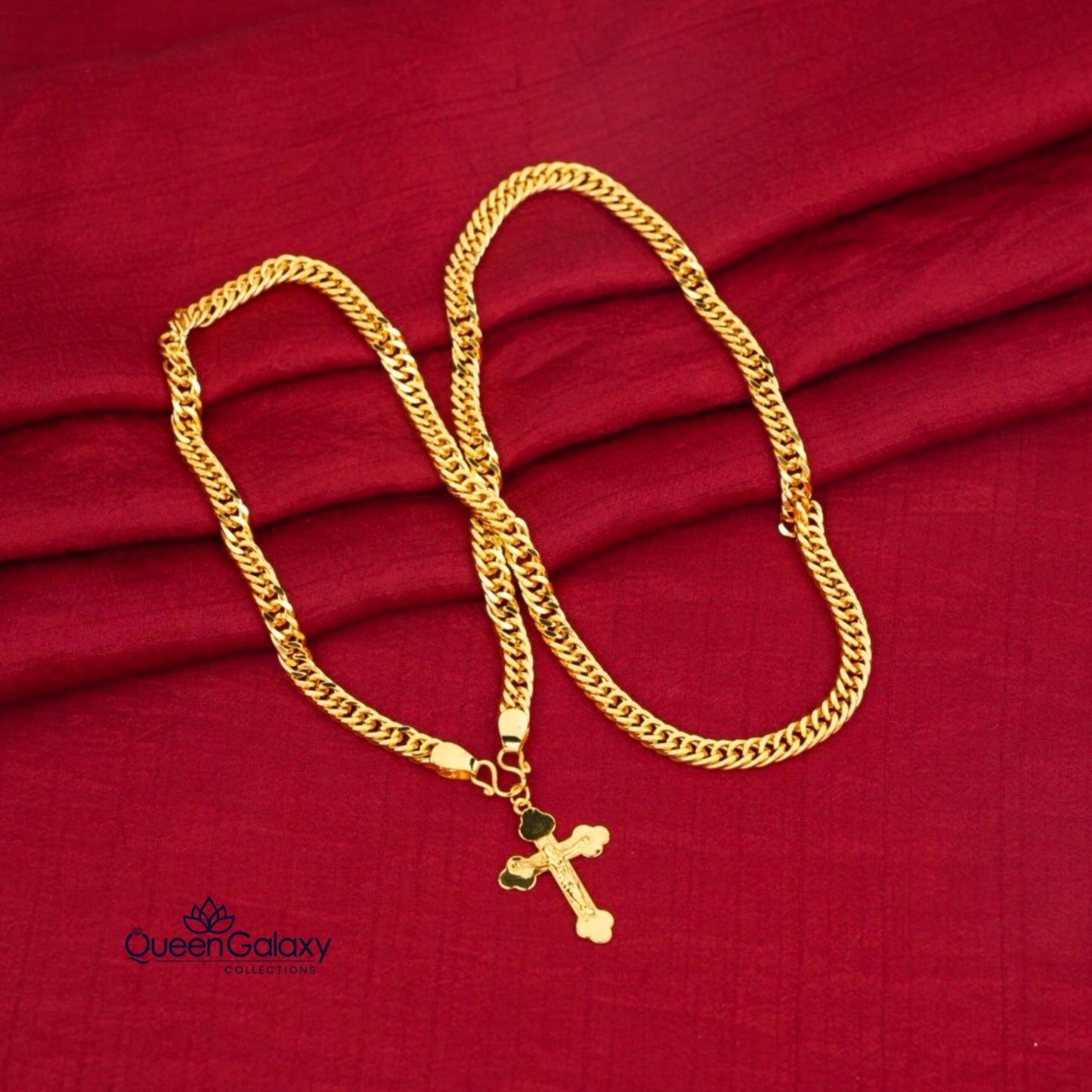 Gold Plated Chain With Pendant
