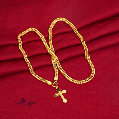 Gold Plated Chain With Pendant