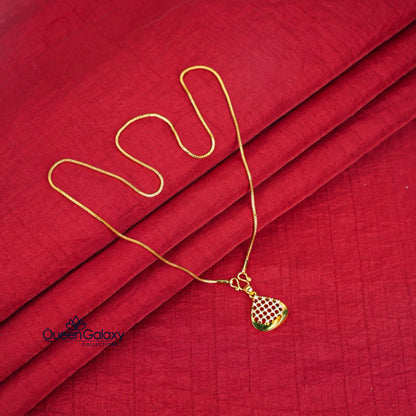 Gold Plated Chain With Pendant