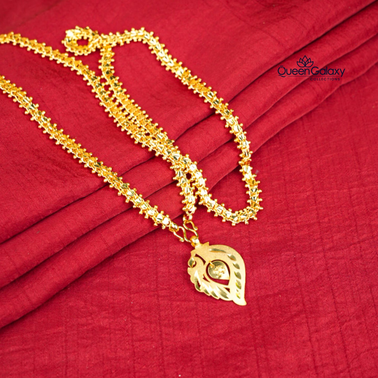 Gold Plated Chain With Thali