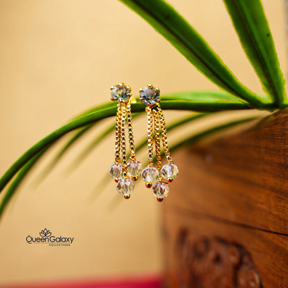 Gold Plated Drops Earring