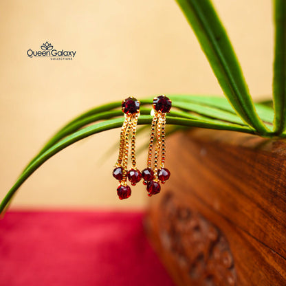 Gold Plated Drops Earring
