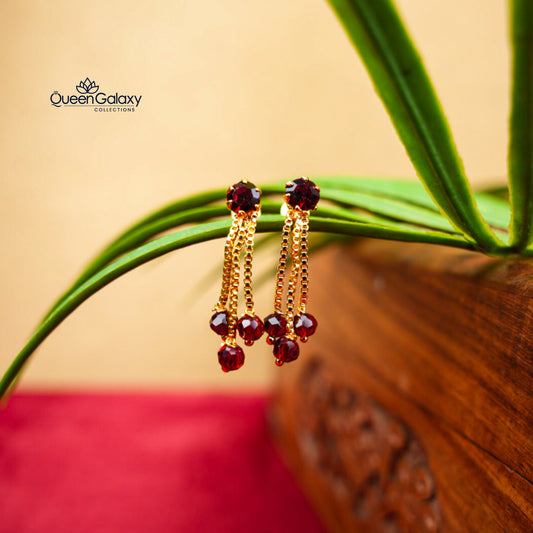 Gold Plated Drops Earring