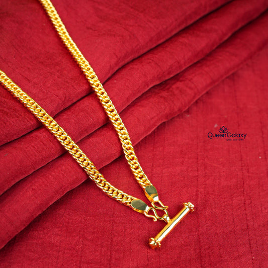 Gold Plated Chain With Pendant