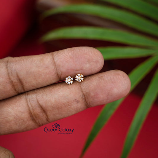 Gold Plated AD Stone Stud