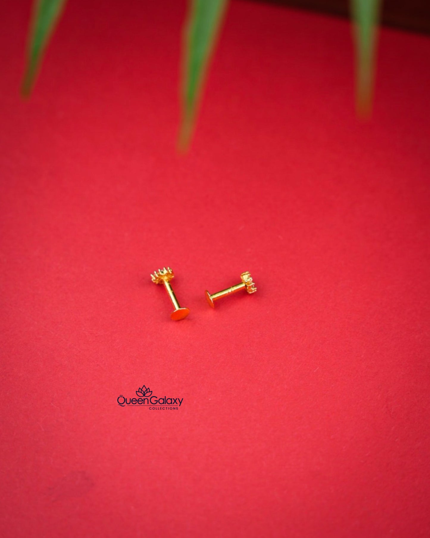 Gold Plated AD Stone Stud