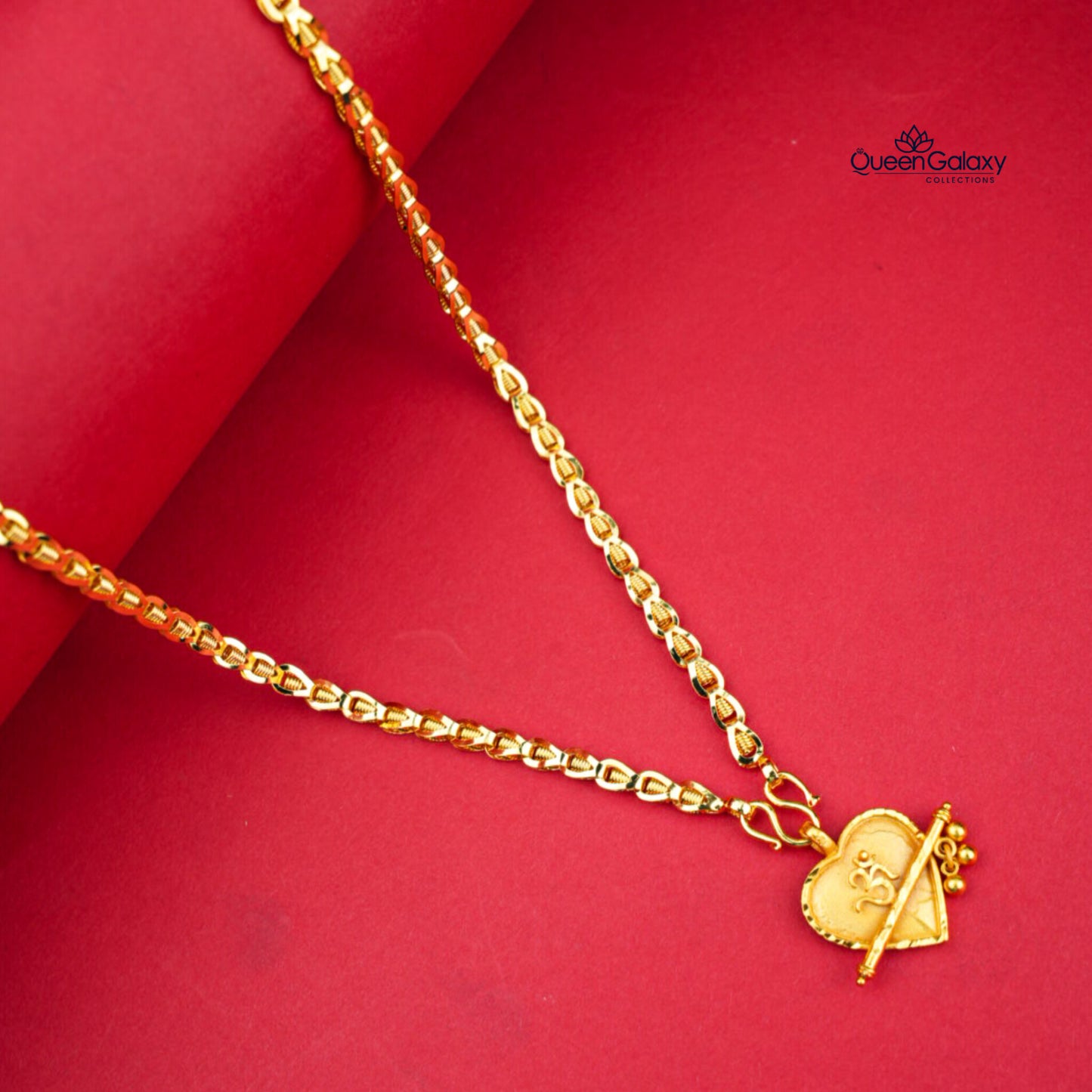 Gold Plated Chain With Thali