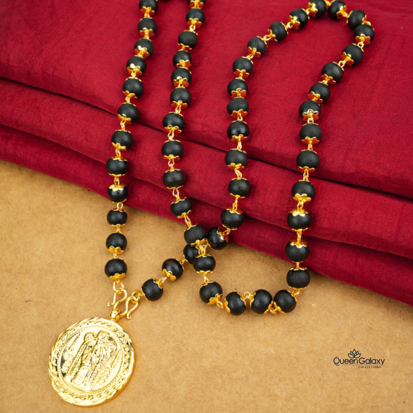 Gold Plated Karigali Chain With Pendant (7mm)