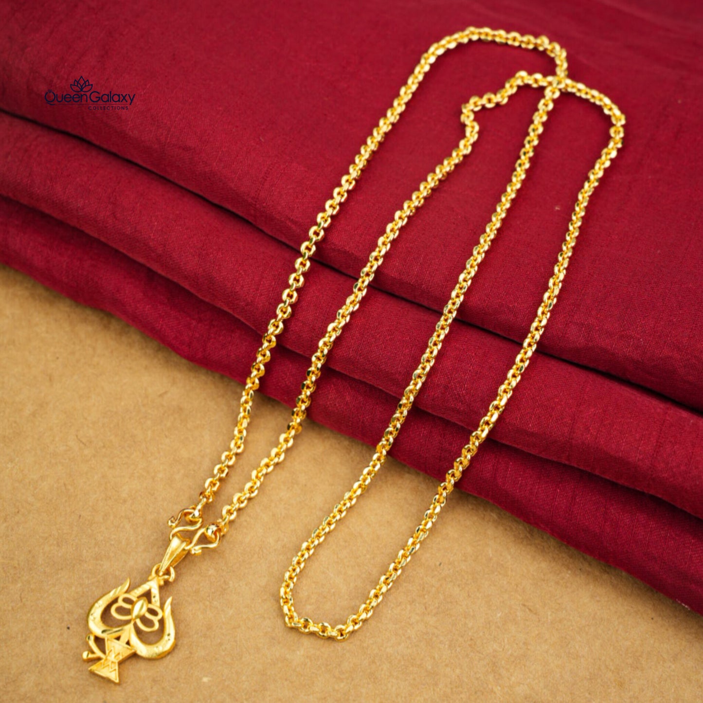 Gold plated Chain With Pendant