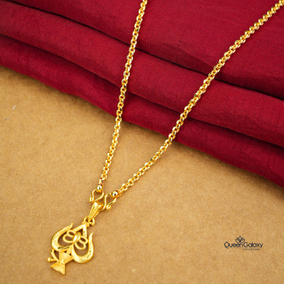 Gold plated Chain With Pendant