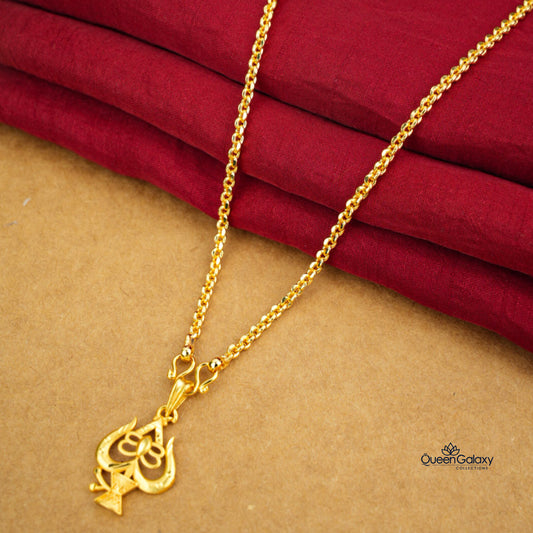 Gold plated Chain With Pendant