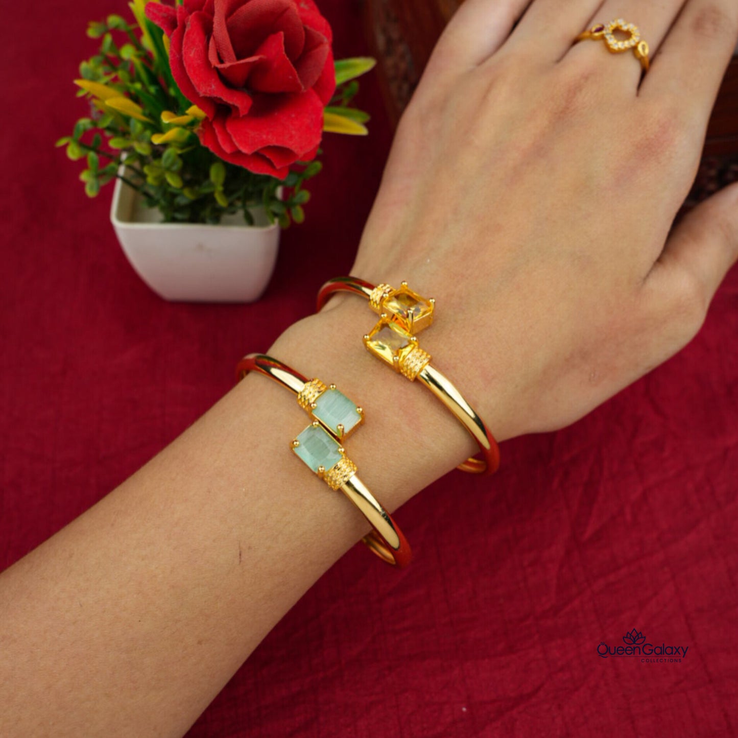 Gold Plated soofi Bangle