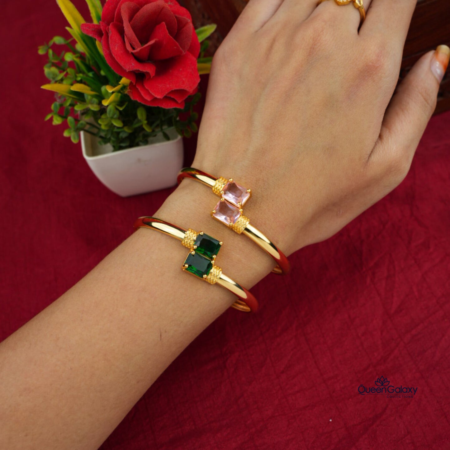 Gold Plated soofi Bangle