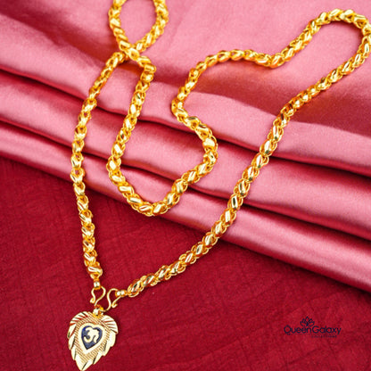 Gold Plated Chain With Thali