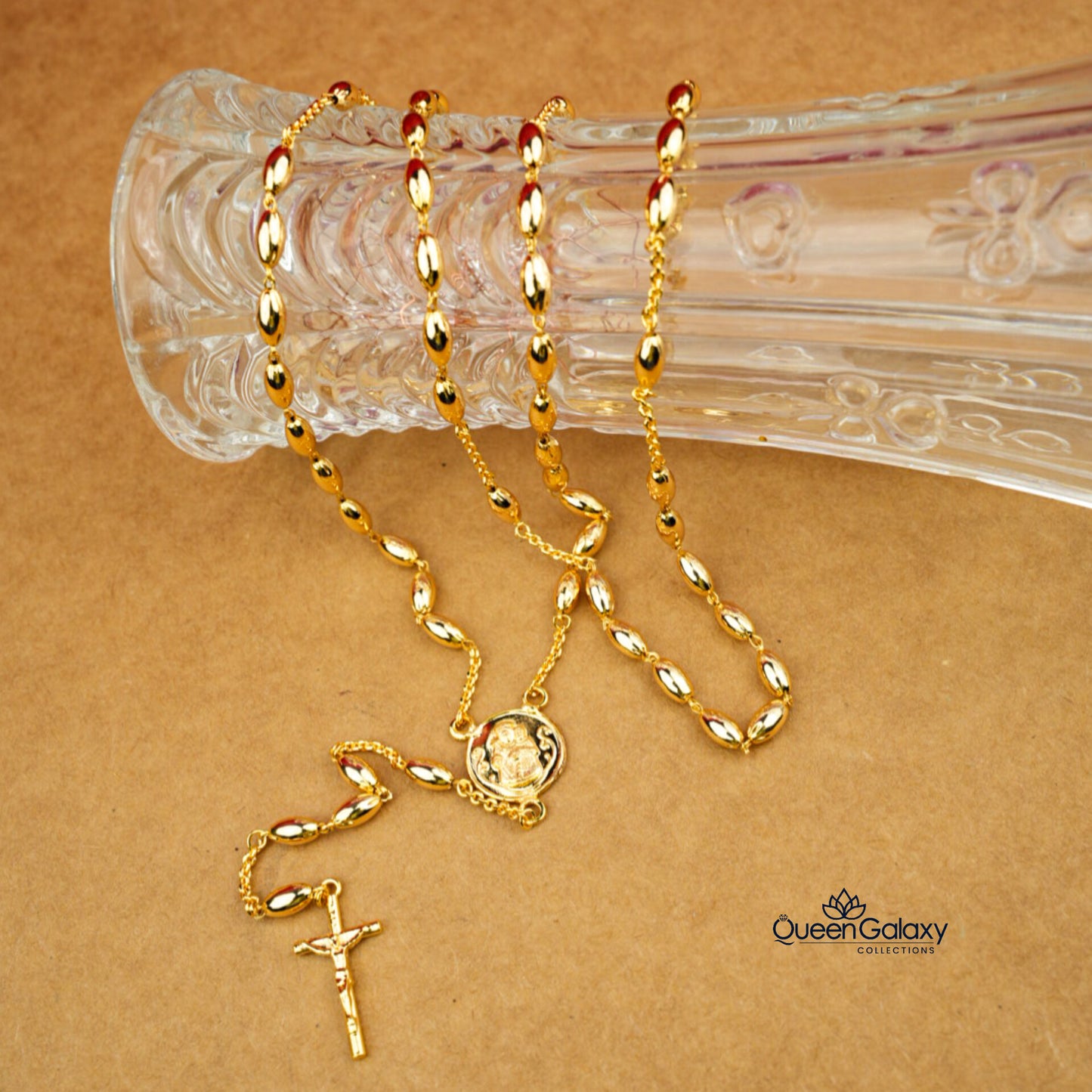 Goldplated  Oval Shape Rosary