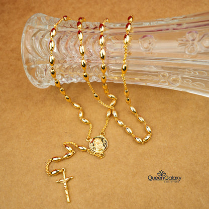 Goldplated  Oval Shape Rosary