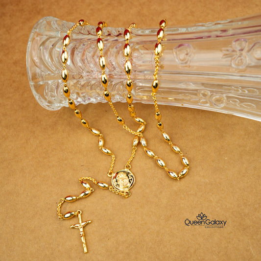 Goldplated  Oval Shape Rosary