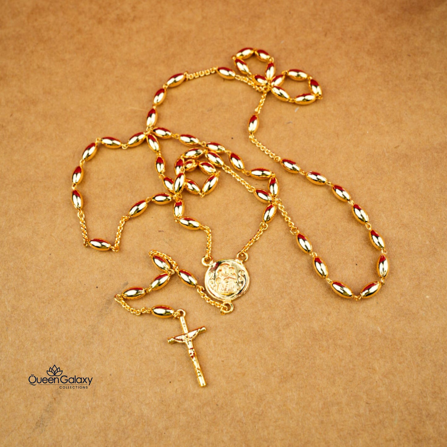 Goldplated  Oval Shape Rosary