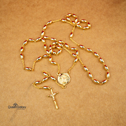 Goldplated  Oval Shape Rosary