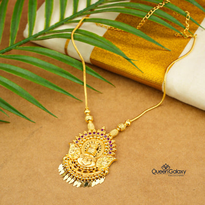 Gold Plated Kathakali Necklace