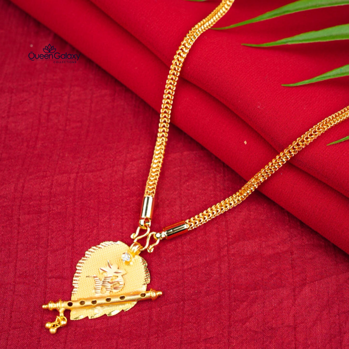 Gold Plated Chain With Thali