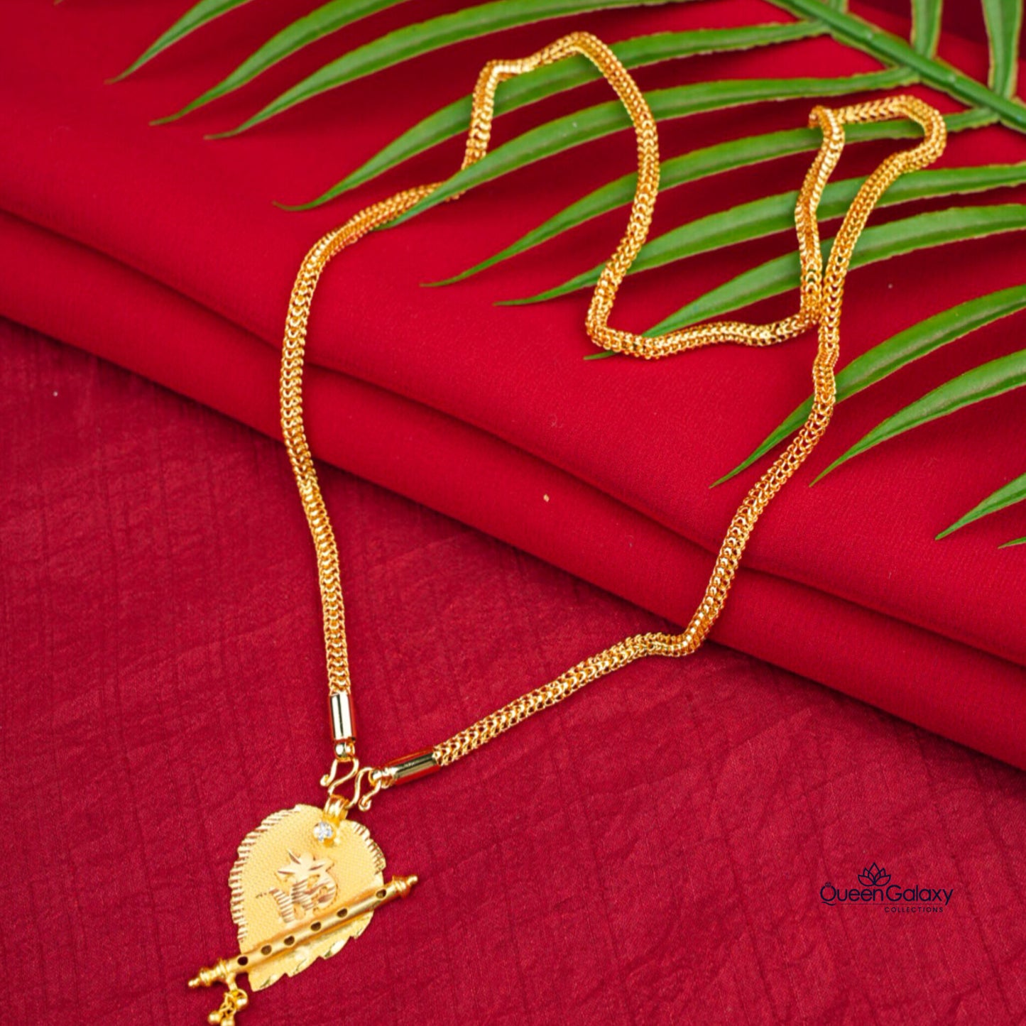 Gold Plated Chain With Thali