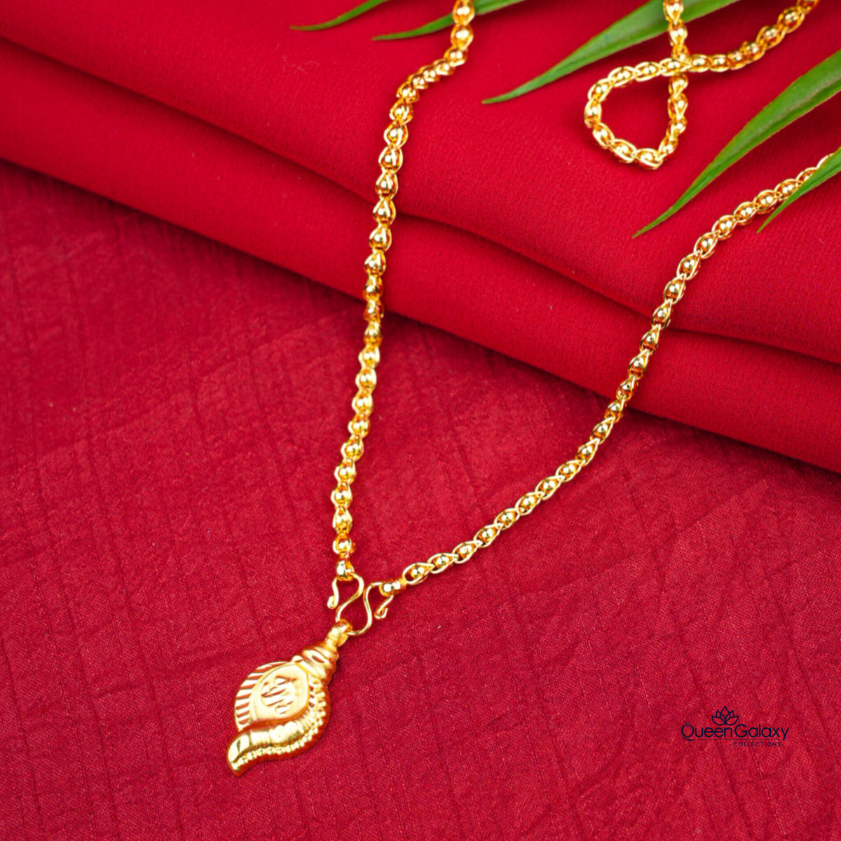 Gold Plated Chain With Thali