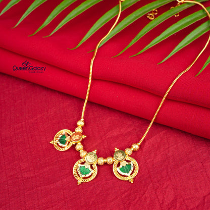 Gold plated Palakka Necklace