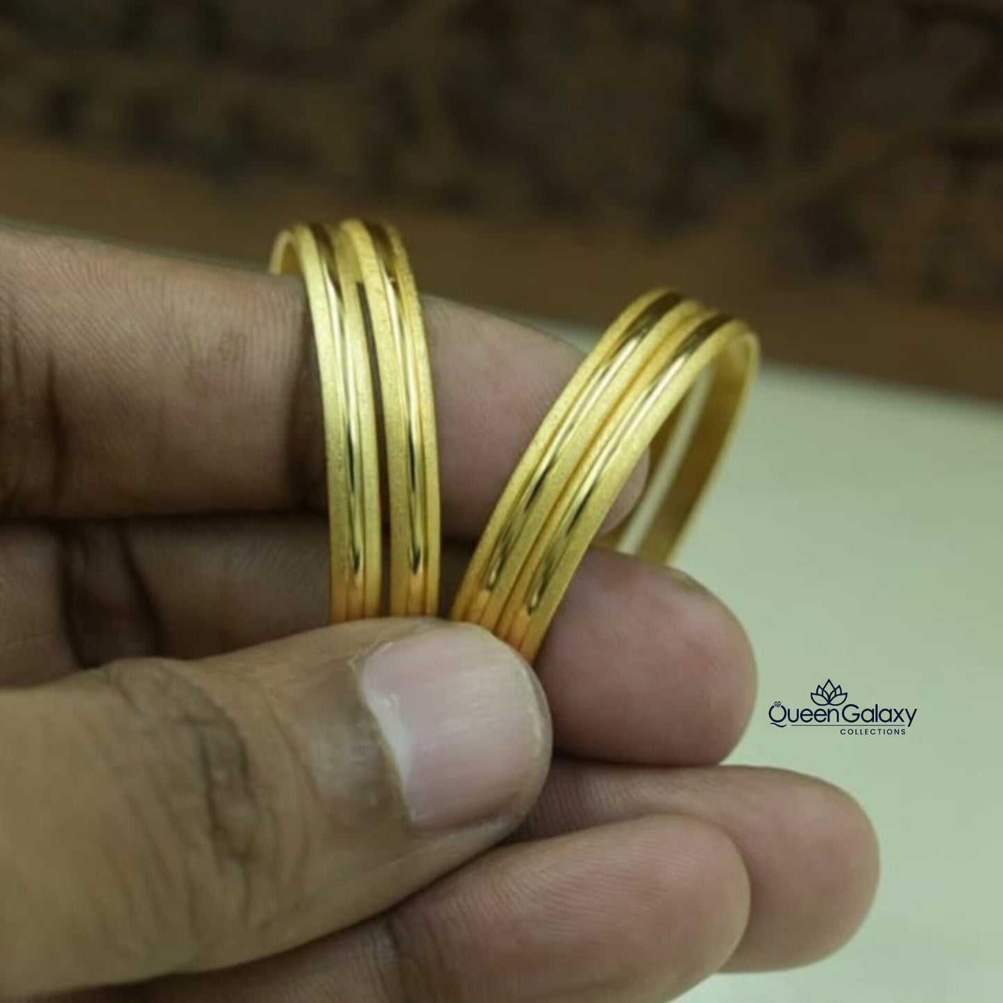Gold Plated Baby Bangle