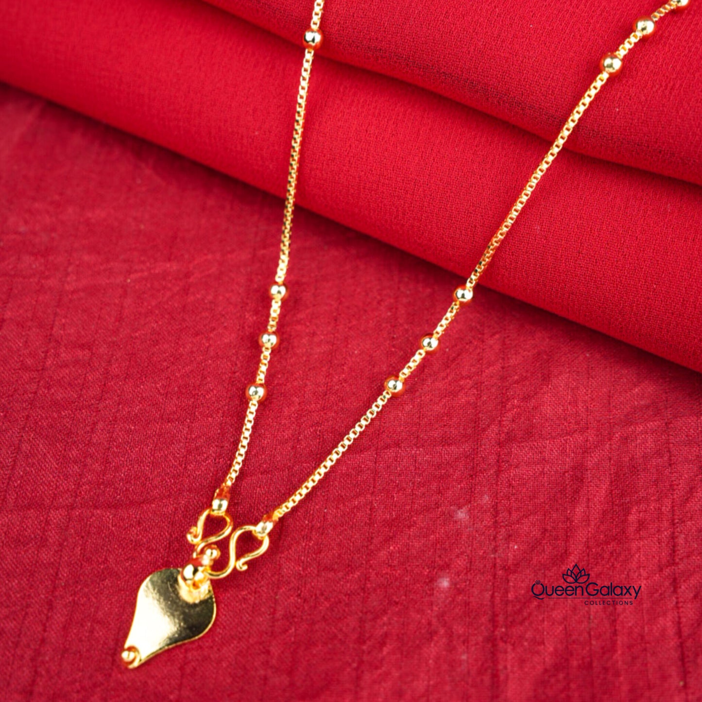 Gold Plated Chain With Thali