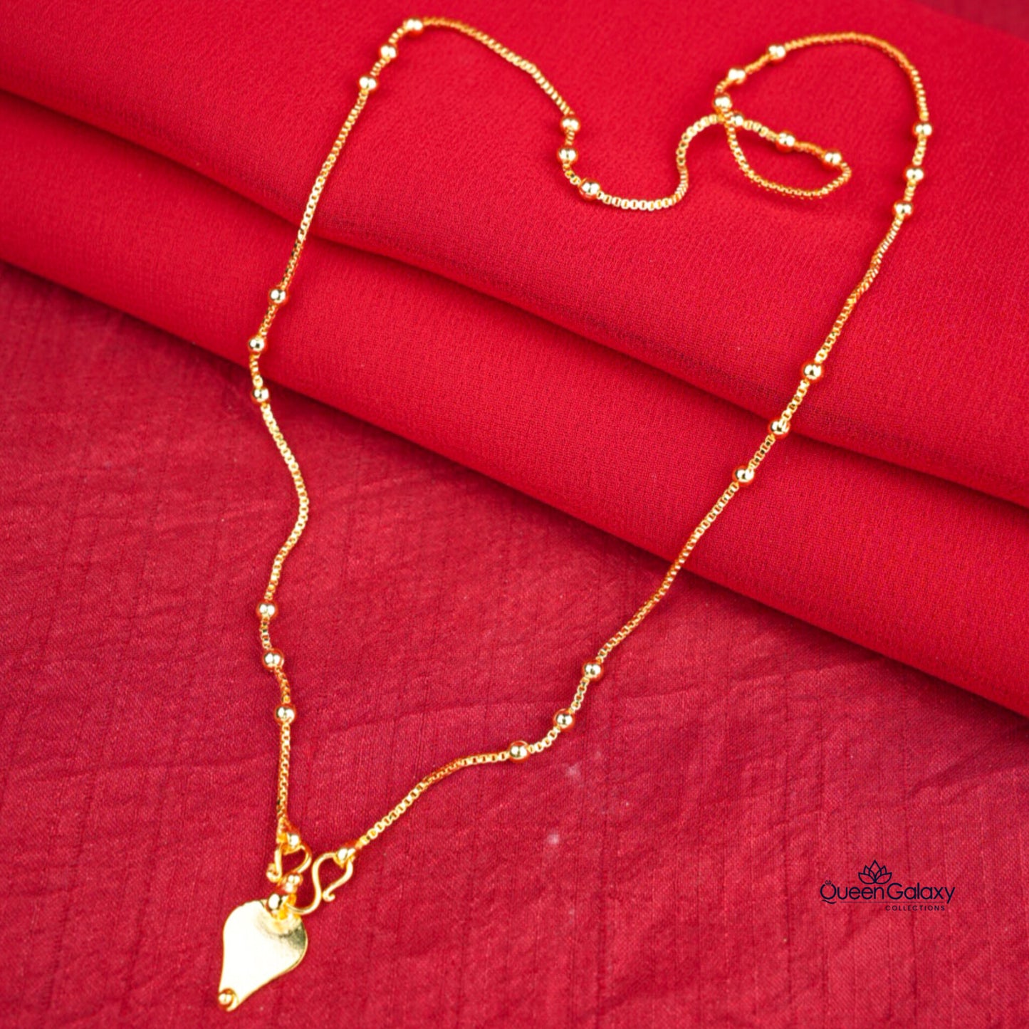 Gold Plated Chain With Thali